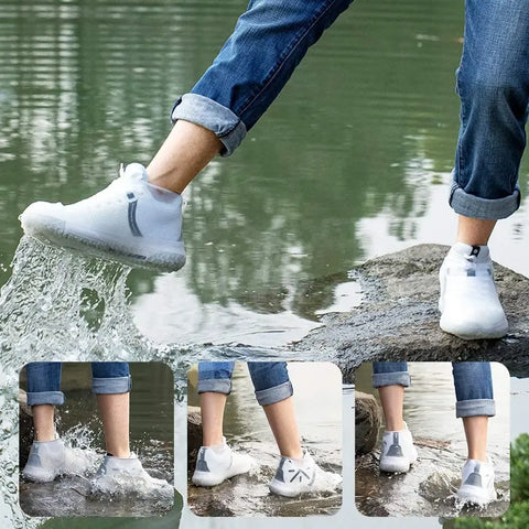 Waterproof Unisex Non-Slip Silicone Shoe Covers Reusable